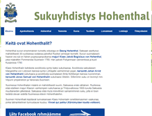 Tablet Screenshot of hohenthal.org